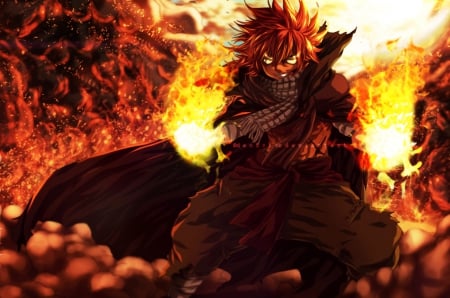 I'm fired up! - grand magic games, crocus, magic, mage, natsu dragneel, fire, domus flau, fairy tail, im fired up, anime, dragon slayer, manga