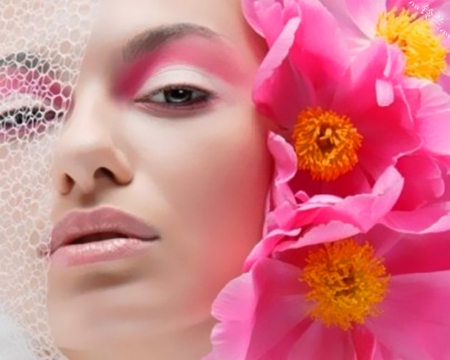 Pretty Face - face, flowers, make up, wpman