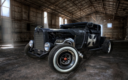 Rat Rod ~ HDR - Cars, HDR, Barn, Rat Rod