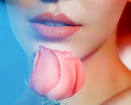 Lips and Rose