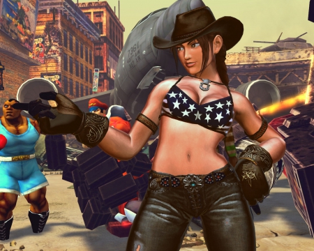 Cowgirl Julia - style, girls, western, women, models, hats, anime, cowgirls, abstract, games, fun, female