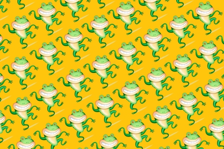 FROG PATTERN - paper, child, pattern, wallpaper, yellow, frogs, white, frog, texture, green