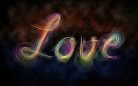 â™¥ Love â™¥ - love, valentines, valentines day, colorful, smoke, valentine