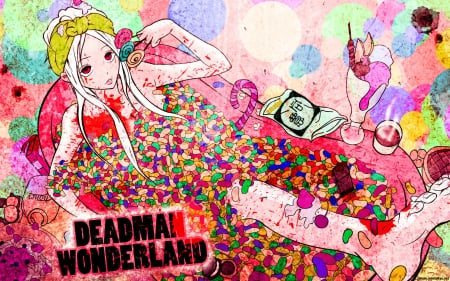 Shiro - deadman wonderland, jelly beans, ganta, shiro