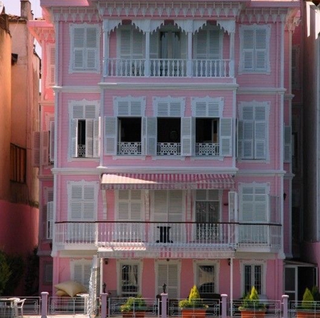 Pink - house, pink, modern, beautiful