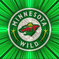 Minnesota Wild Cracked glass,Home