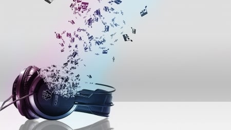 Music - Fantasy, Music, Headphones, Abstract