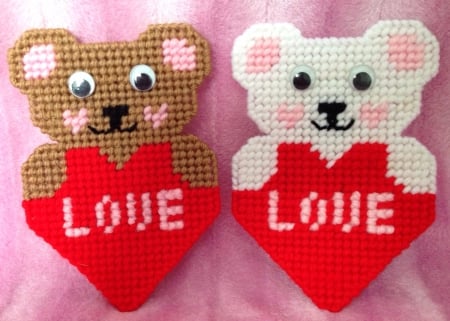 Valentine's Heart Teddy Bears