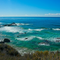 Waves on Californian Coast