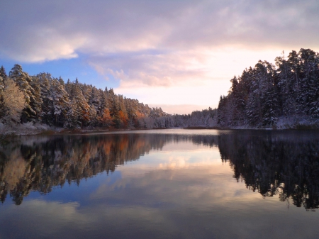 Evening landscape. - winter, nature, other, landscapes