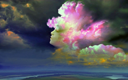 Model in a Colorful Cloud