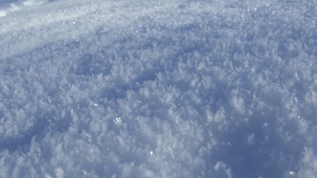 Snow - abstract, winter, nature, photography, snow, HD, snow crystals, wallpaper