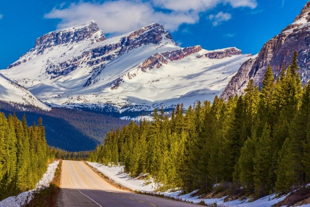 * Beautiful mountains * - road, mountains, nature, sky