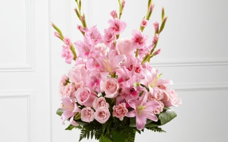 * Pink bouquet * - flowers, bouquet, flower, nature