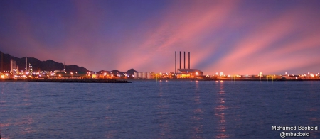 Sunset Little Aden, OIL Refinery,Yemen - boraiqa, little aden, beach, arabian sea, oil refinery, photography, sunset, yemen, aden colony, gulf of aden, nature, scenery, great britain, aden