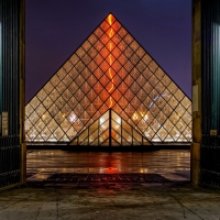 The Louvre Pyramid, Paris