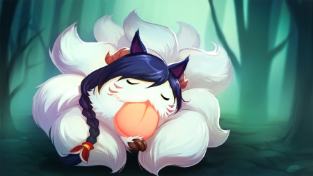 Ahri Porochamp - poro, porochamp, Ahri, lol