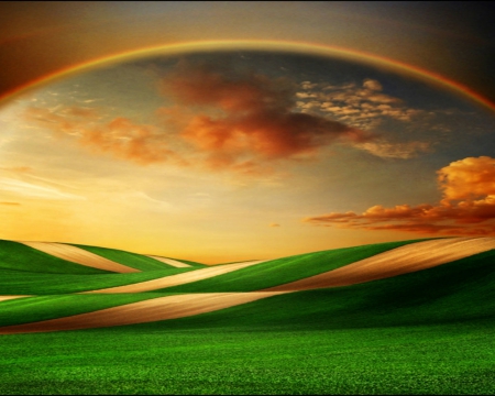 Artistic Landscape - sky, art, abstract, landscape