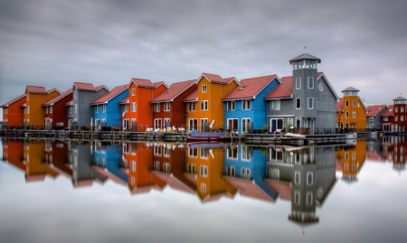 Colors - beautiful, house, colors, sea