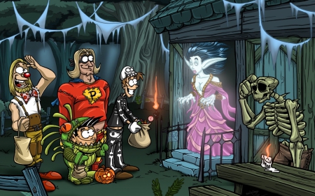 halloween - skeleton, halloween, ghost, costume