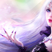 Beautiful sorceress