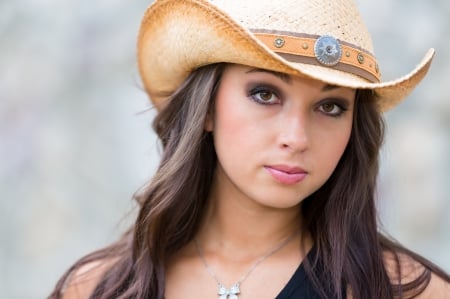 Cowgirl - sexy, cowgirl, pretty, hat