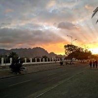 Sunset Aden, South Yemen