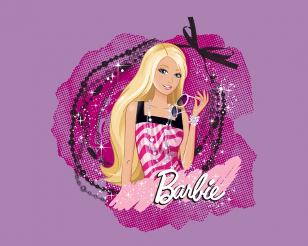 Barbie - Girl, Purple, Blonde, Sun Glasses, Doll, Barbie, Mattel, Toy