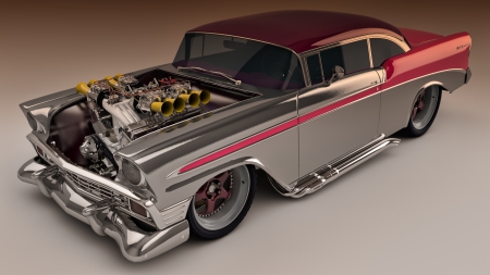 1956 Chevy Bel Air - street  rod, bel air, chevy, hot rod