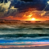 ocean sunset