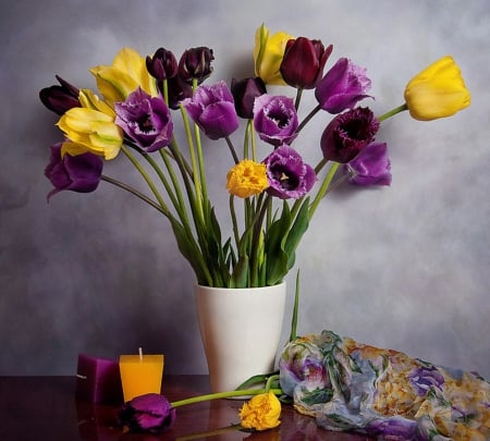 Tulips - tulips, amazing, flowers, still life