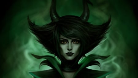 Wicked - vampire, fantasy, female, demon, dark, horns