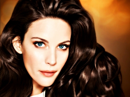 Liv Tyler - face, actress, orange, girl, woman, liv tyler