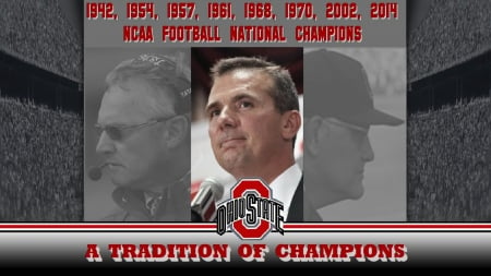 A TRADITION OF CHAMPIONS - FOOTBALL, BUCKEYES, STATE, OHIO