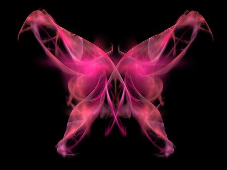 Butterflya - abstract, render, flame, pattern, light, colorful, apophysis, colored, fractals, background, fractal