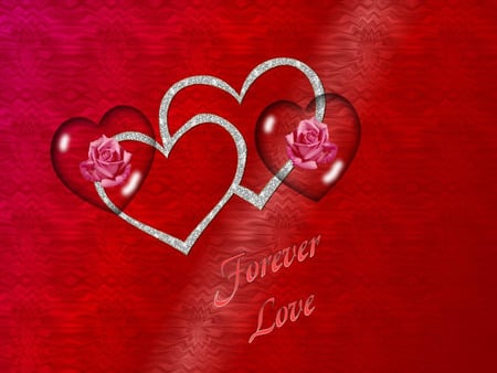 Forever love - love, hearts