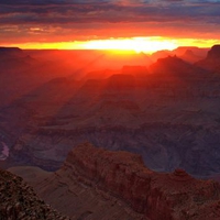 Into Eternity Navajo Point Grand Canyon National Park Arizona