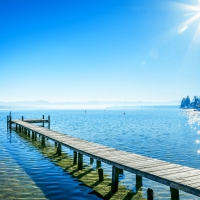 Sunny Day Over Lake Starnberg