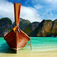 Boat on Thailand Beach