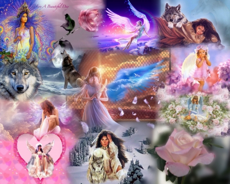 COLLAGE BY ME  BEAUIFUL DREAM - FANTASY, COLLAGE, BEAUTTIFUL, GORGEOUS