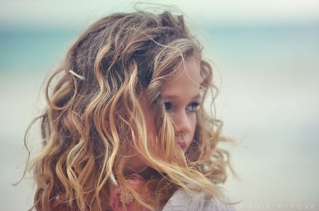 â™¥ - portrait, girl, hair, curls