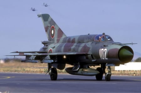 Mig-21 (Bulgarian Air Force) - bulgarian air force, mig 21, jet, migs, jets