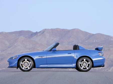 honda s2000 cr - honda, blue, spyder, japanese