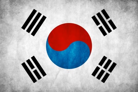 south korean flag - ying, yang, south, flag, korean