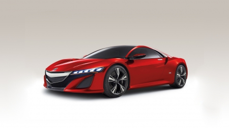 2015 Acura NSX - vehicles, 2015 Acura NSX, cars, Acura, red cars, front view, Acura NSX