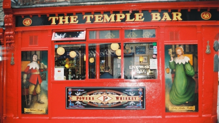 The Temple Bar - 1600x900, pub, ireland, cool