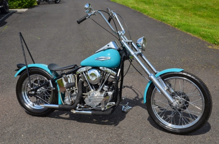 1949 Harley Shovelhead - harley, chopper, bike, old skool