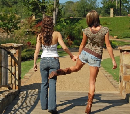 Best Foot Forward - jeans, cowgirl, shorts, boots