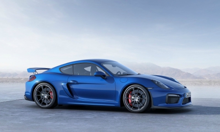 2016-Porsche-Cayman-GT4 - Sports Car, 2016, Spolier, Blue