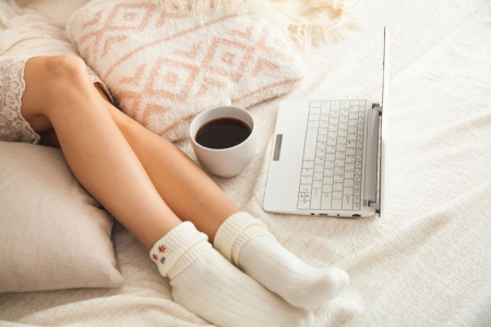 :) - legs, coffee, soft, laptop